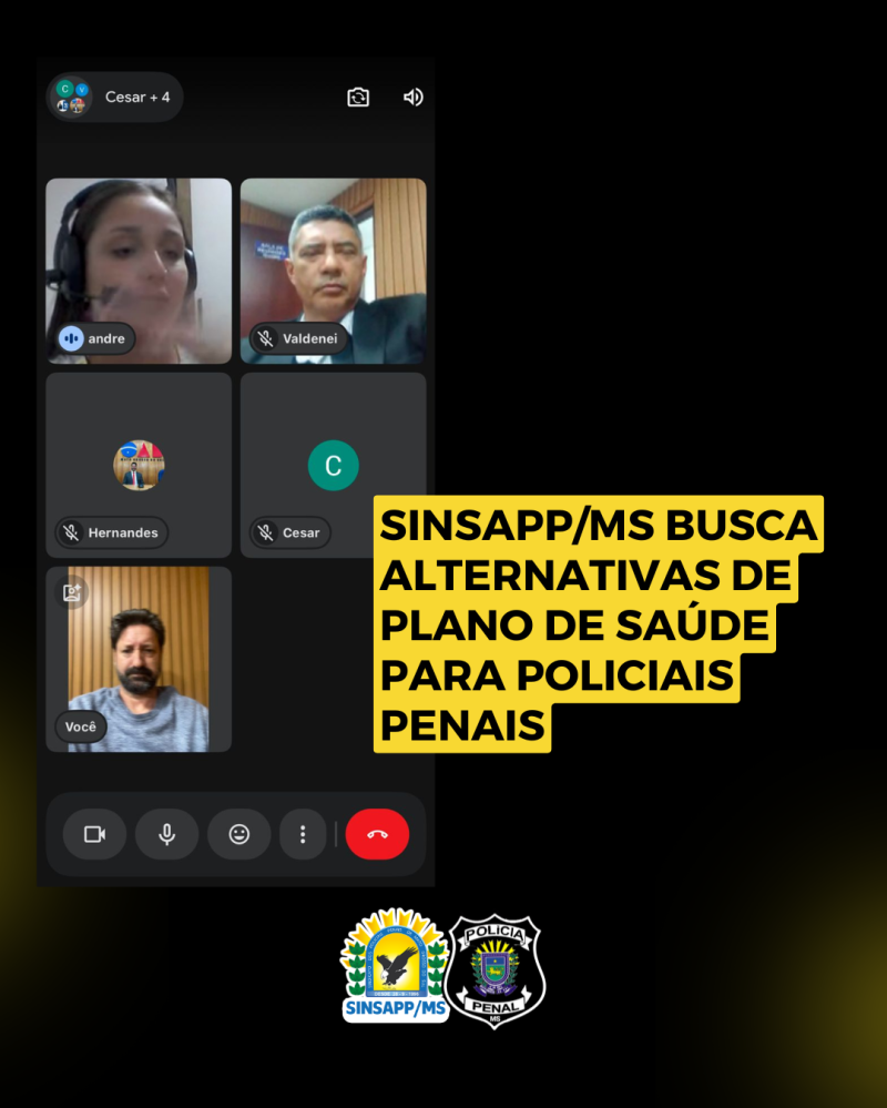 SINSAPP/MS buscou alternativas de plano de saúde para policiais penais