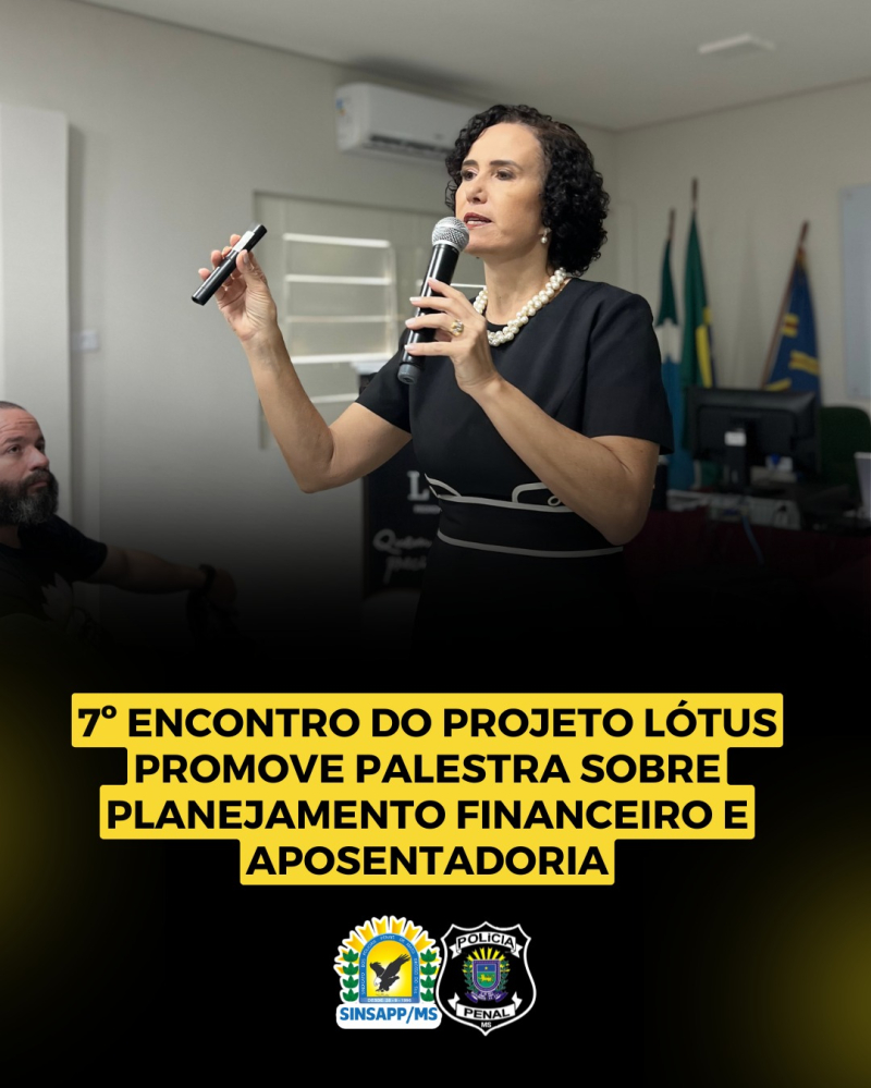 Policiais Penais participam de palestra sobre planejamento financeiro e aposentadoria